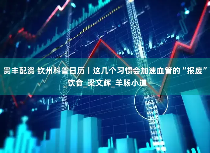 贵丰配资 钦州科普日历丨这几个习惯会加速血管的“报废”_饮食_梁文辉_羊肠小道