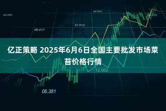 亿正策略 2025年6月6日全国主要批发市场菜苔价格行情